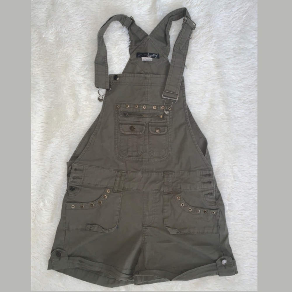 Army green overalls